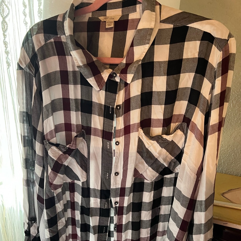 Long blouse great for leggings or skinny jeans